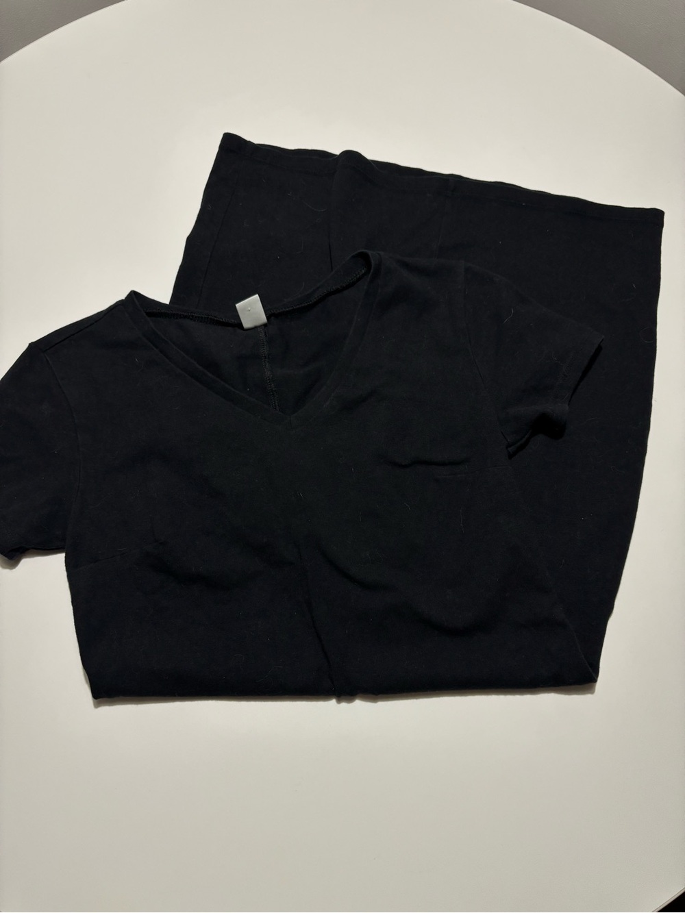 Old Navy Little Black Cotton T-Shirt Dress
